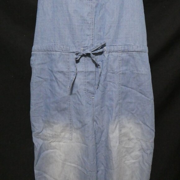 BELINDA | large | Lightweight Faded Blue Denim Overalls With Pockets | NWT - Picture 7 of 16